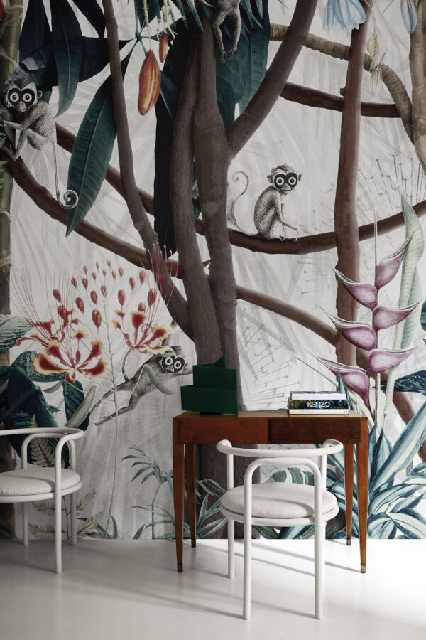 Carta da Parati- Looks in the forest