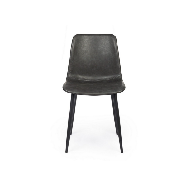 Sedia Kyra PU Antracite Vintage - immagine 3
