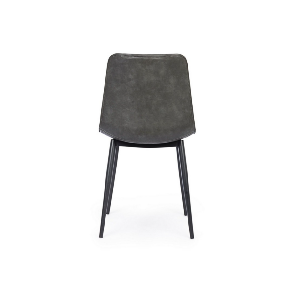 Sedia Kyra PU Antracite Vintage - immagine 4