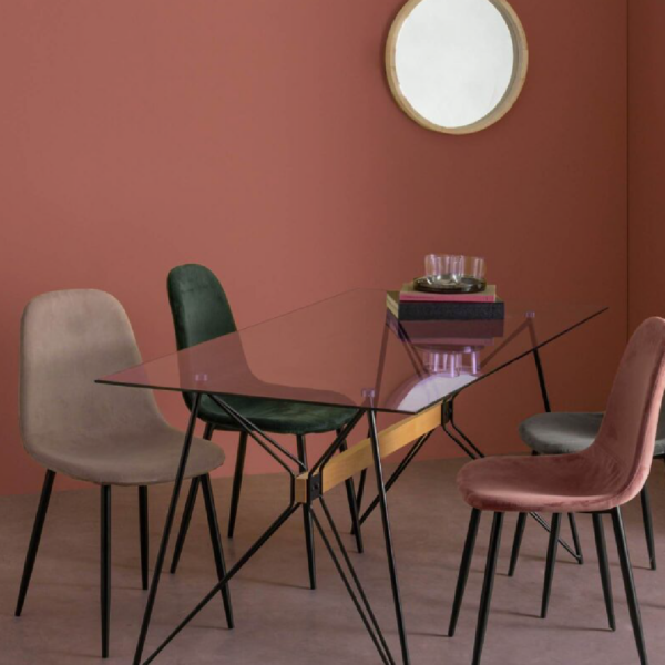 Sedia Irelia Velluto Verde - immagine 4