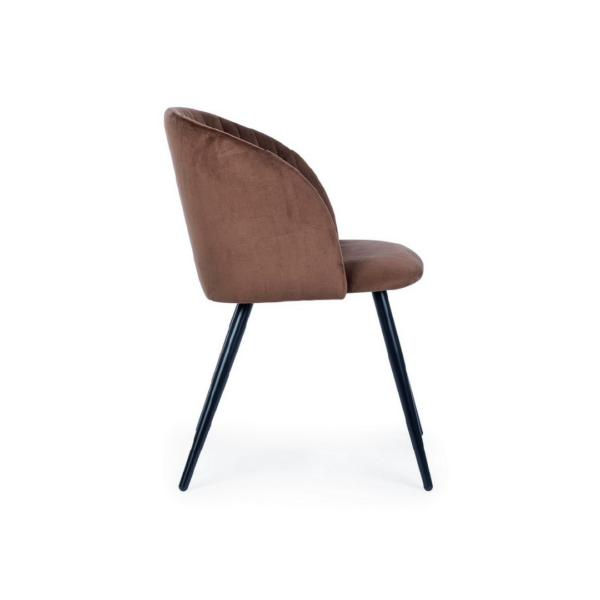 Sedia Queen Velvet Ruggine - immagine 4