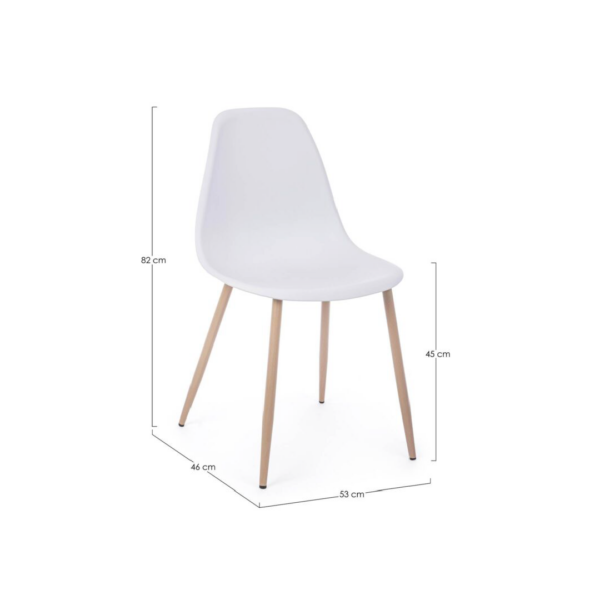 Sedia System Bianco - immagine 6
