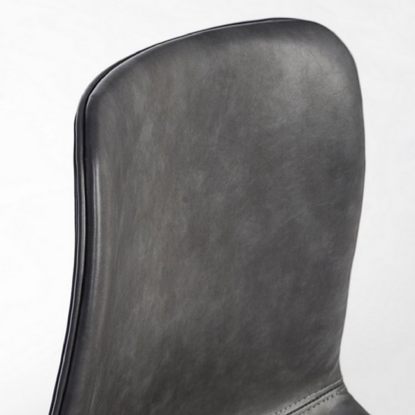 Sedia Kyra PU Antracite Vintage - immagine 6
