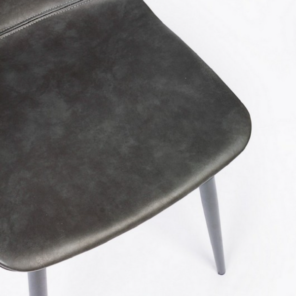 Sedia Kyra PU Antracite Vintage - immagine 7