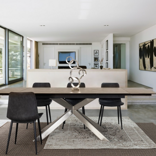Sedia Kyra PU Antracite Vintage - immagine 8