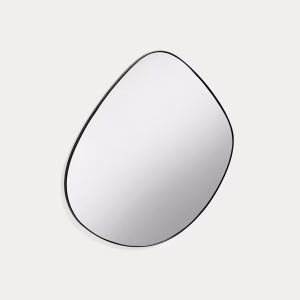 Specchio in acciaio 93 x 90 cm