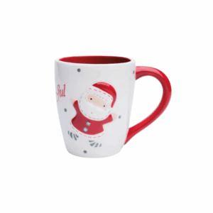 Excelsa set 4 mug Santa Claus stoneware 40 cl multicolore