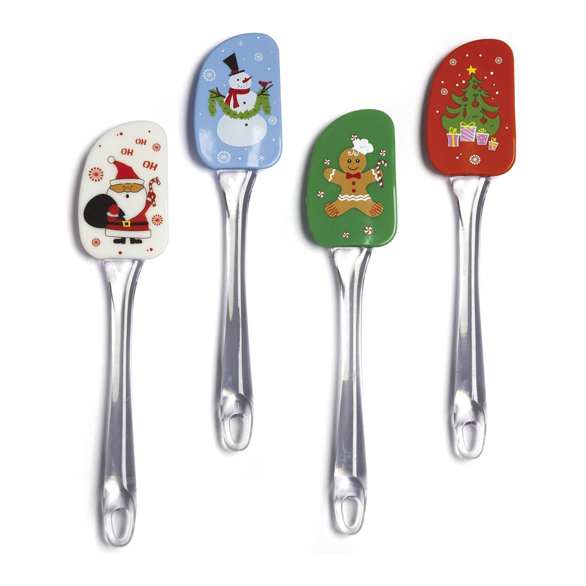Excelsa 48907 Christmas Spatola, Silicone, 25 x 5 x 1.5 cm, Assortita
