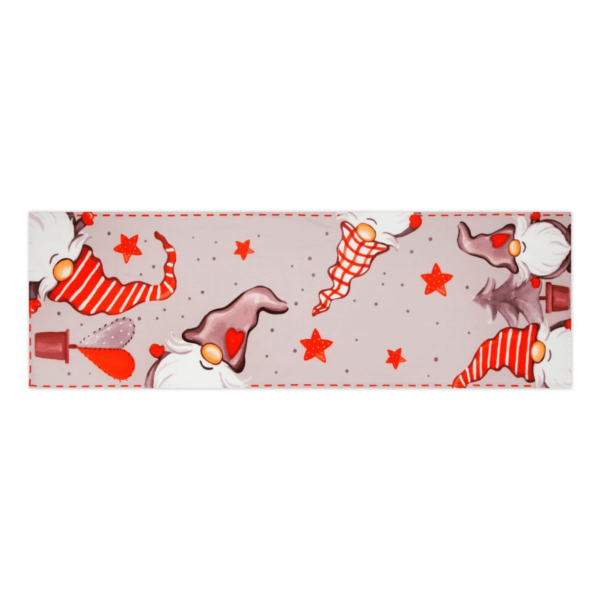 Runner, natalizio, 100% cotone, 45x140 cm - immagine 2