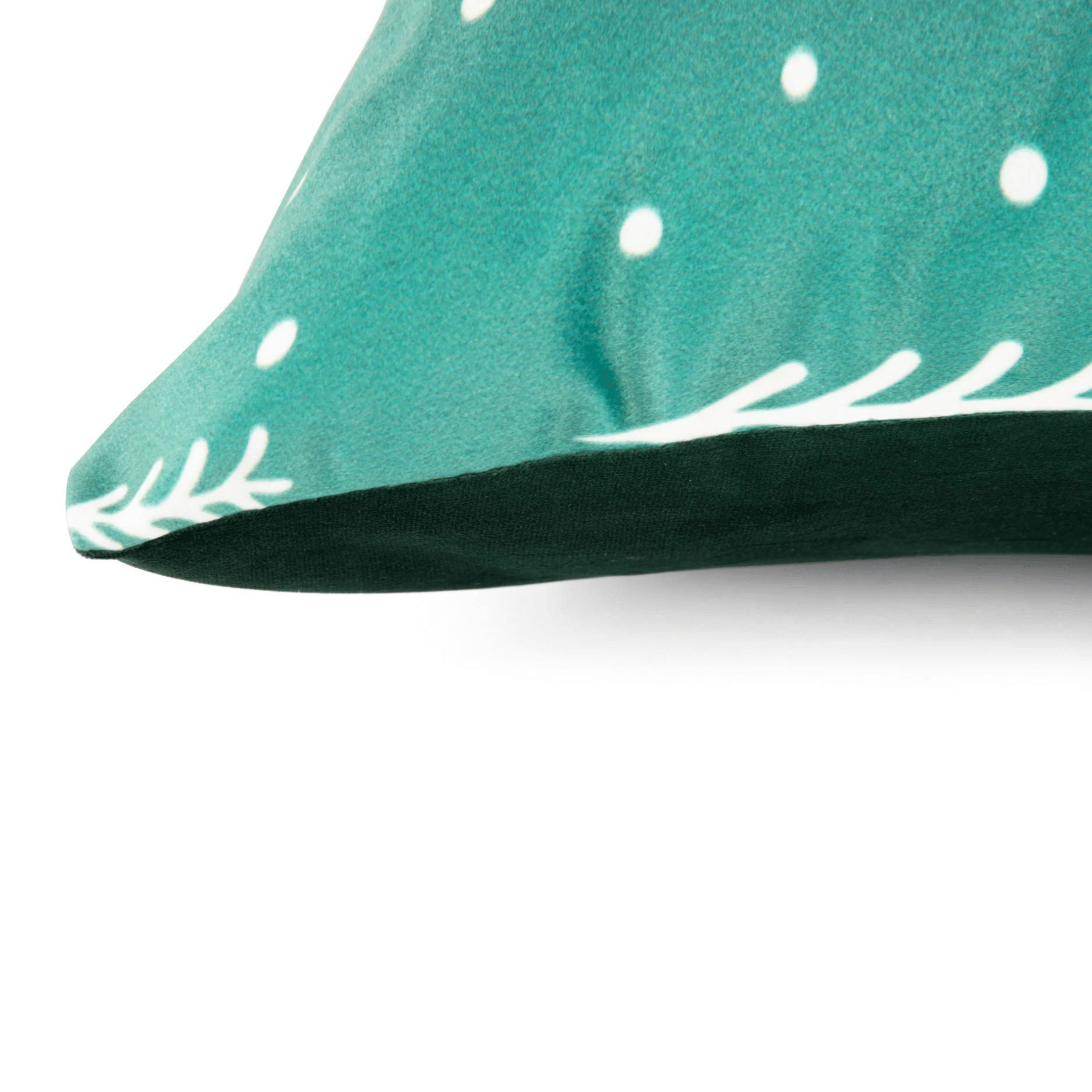 Cuscino decorativo, gnomo verde, natalizio, 45x45 cm - immagine 2