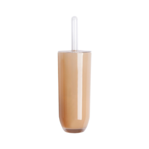 Porta scopino wc SPA, plastica resistente, crema