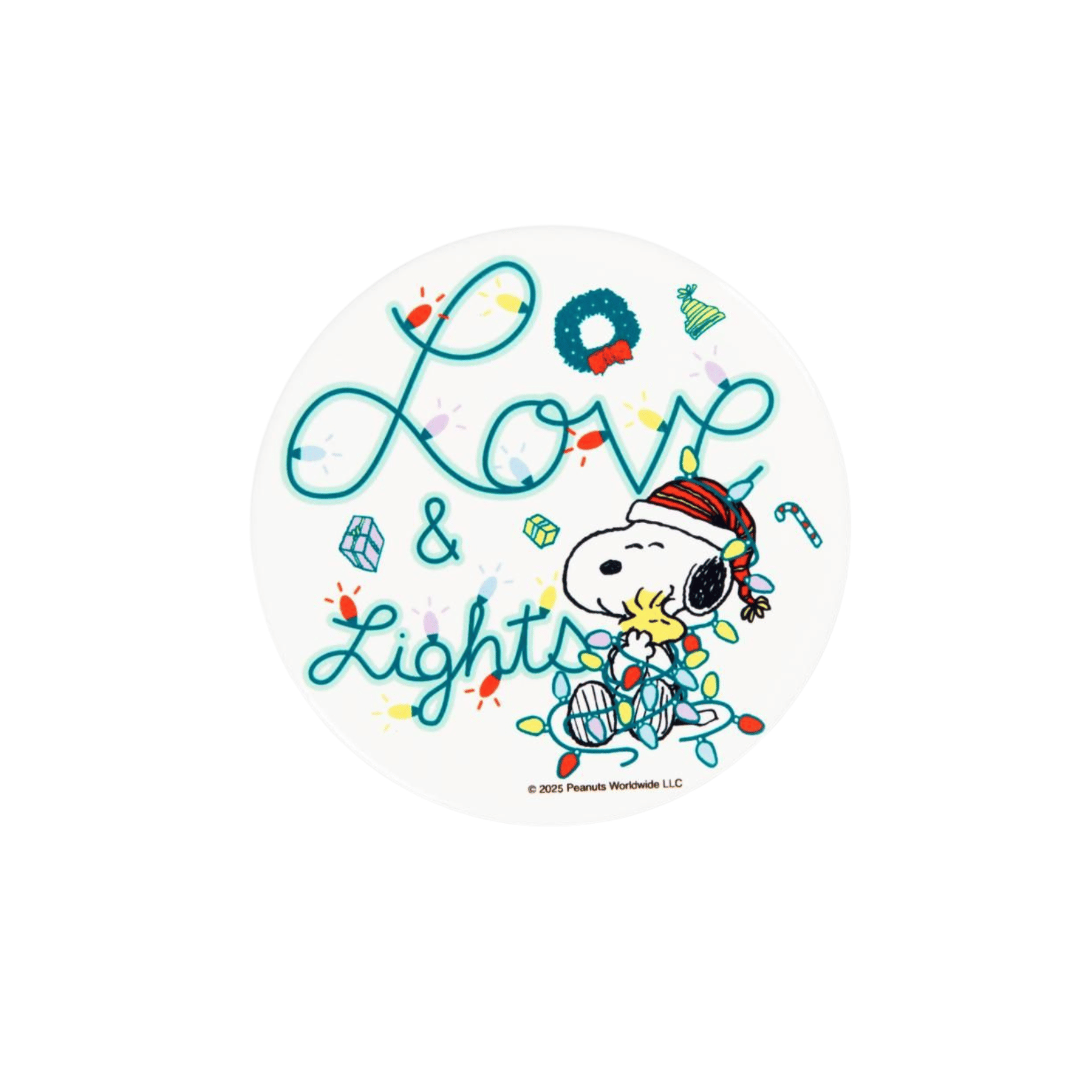 Sottobicchieri, peanuts shiny & bright, natalizi - immagine 3