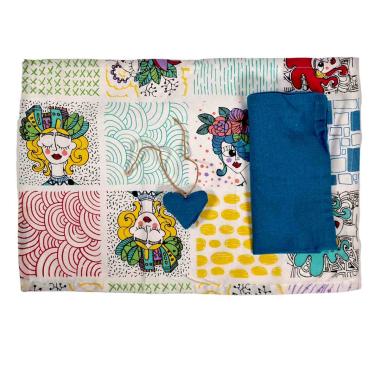 Tovaglia LE STILOSE, in cotone, cm 160x300
