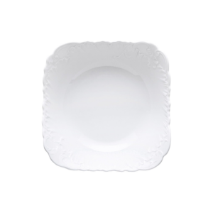 Coppetta ELISA ROCOCO', in porcellana bianco cm 14
