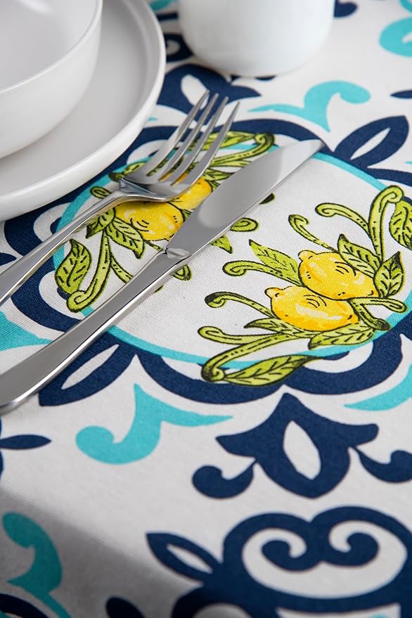 Tovaglia AMALFI rettangolare, con limoni, 140x180 cm - immagine 3