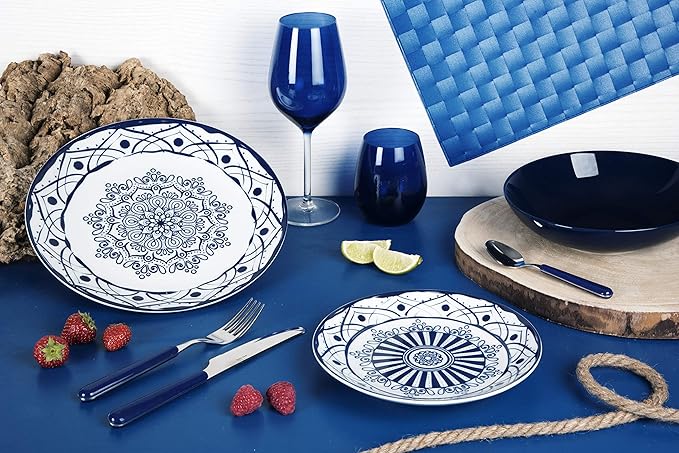 Calici da Vino in Vetro Blu, 50 cl - immagine 3
