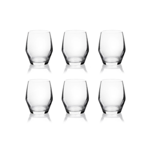 Bicchieri acqua VERONA, 6 pezzi, vetro trasparente ml 370