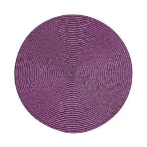Tovaglietta viola, tonda, 36 cm, multicolore