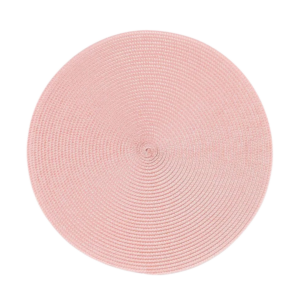 Tovaglietta rosa, tonda, 36 cm, multicolore