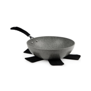 Wok antiaderente, effetto pietra, 28 cm