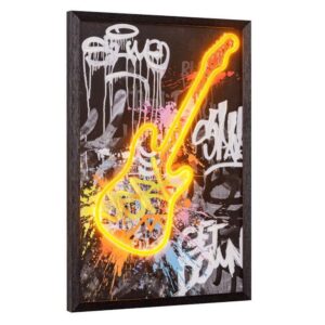 Quadro chitarra luce usb