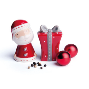 Set sale/pepe, 2 pezzi, natalizio, babbo natale, pacchetto