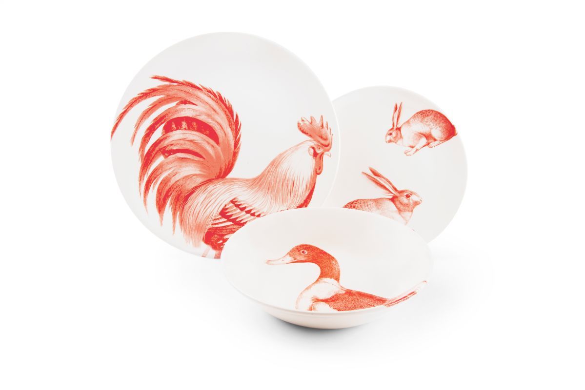 Servizio piatti FLORA e FAUNA n°2 - immagine 2
