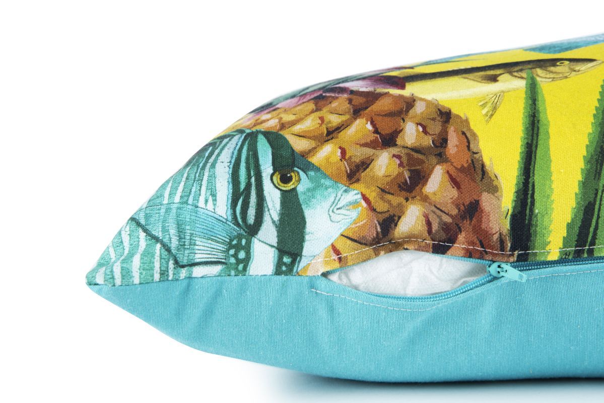 Cuscino decorativo RHAPSODY, stile orientale pesci, 45x30 cm - immagine 6