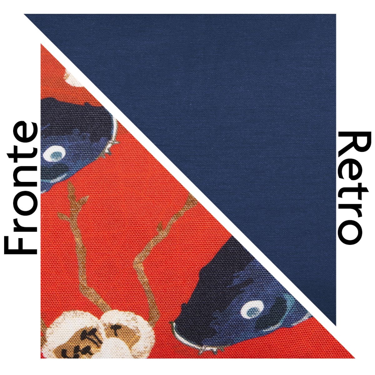 Cuscino decorativo FUJI, stile orientale carpe, 45x30 cm - immagine 3