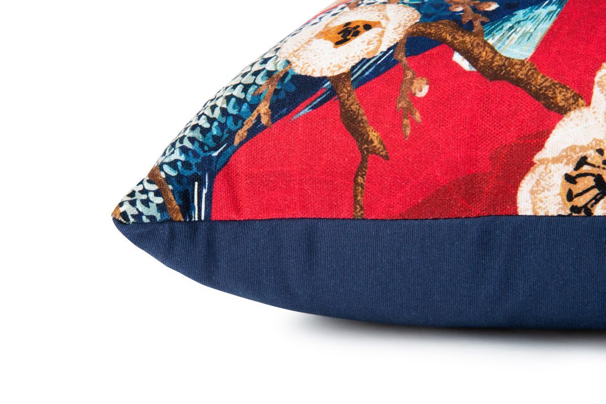 Cuscino decorativo FUJI, stile orientale carpe, 45x30 cm - immagine 5