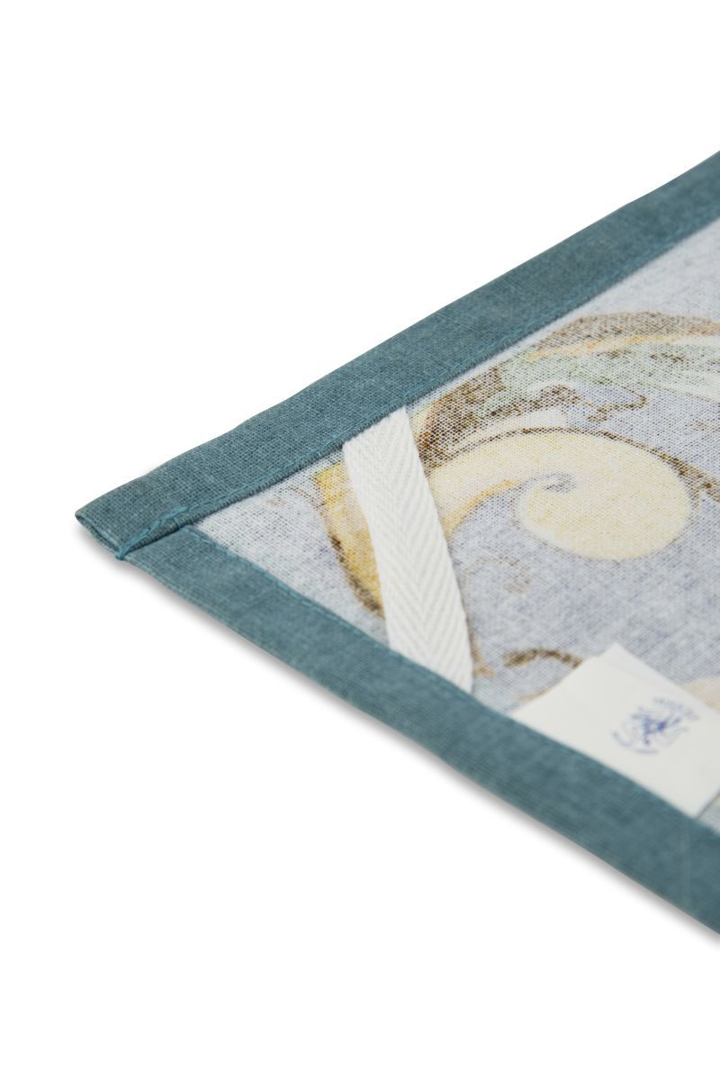 Canovaccio TRINACRIA, 100% cotone, con limoni, 50x70 cm - immagine 2