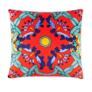 Cuscino decorativo TRINACRIA, stile siciliano, 45x45 cm