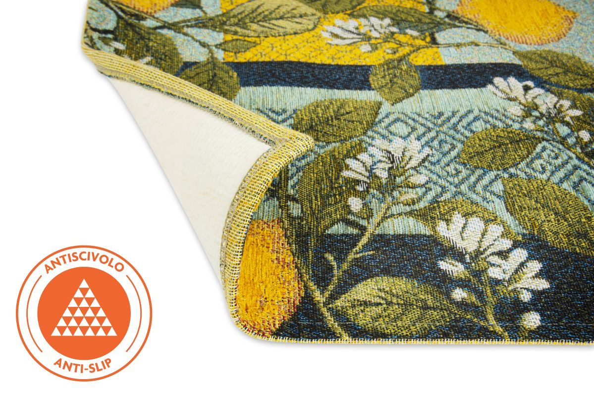 Passatoia BOBOLI, con limoni, 55x180 cm - immagine 3