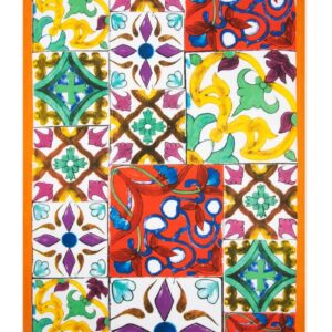 Canovaccio LISBONA, 100% cotone, con limoni, 50x70 cm