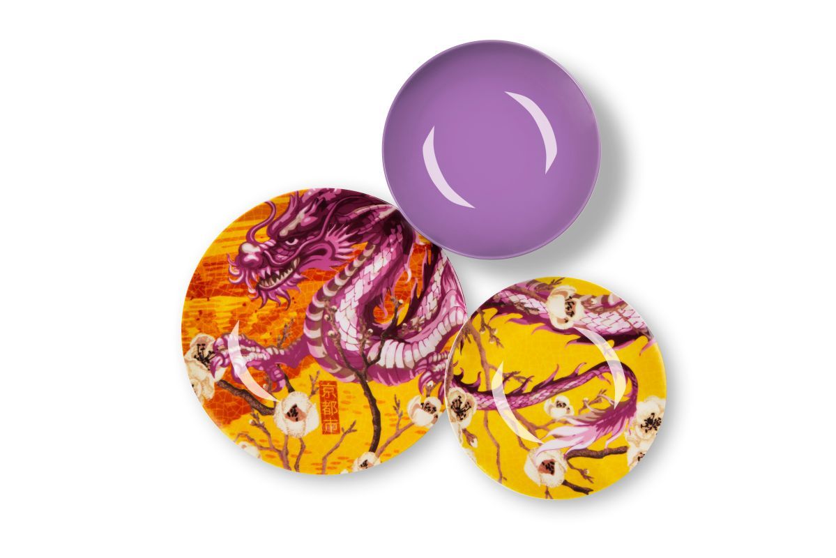 Servizio piatti FUJI, multicolore, porcellana/stoneware, 18 pezzi - immagine 5