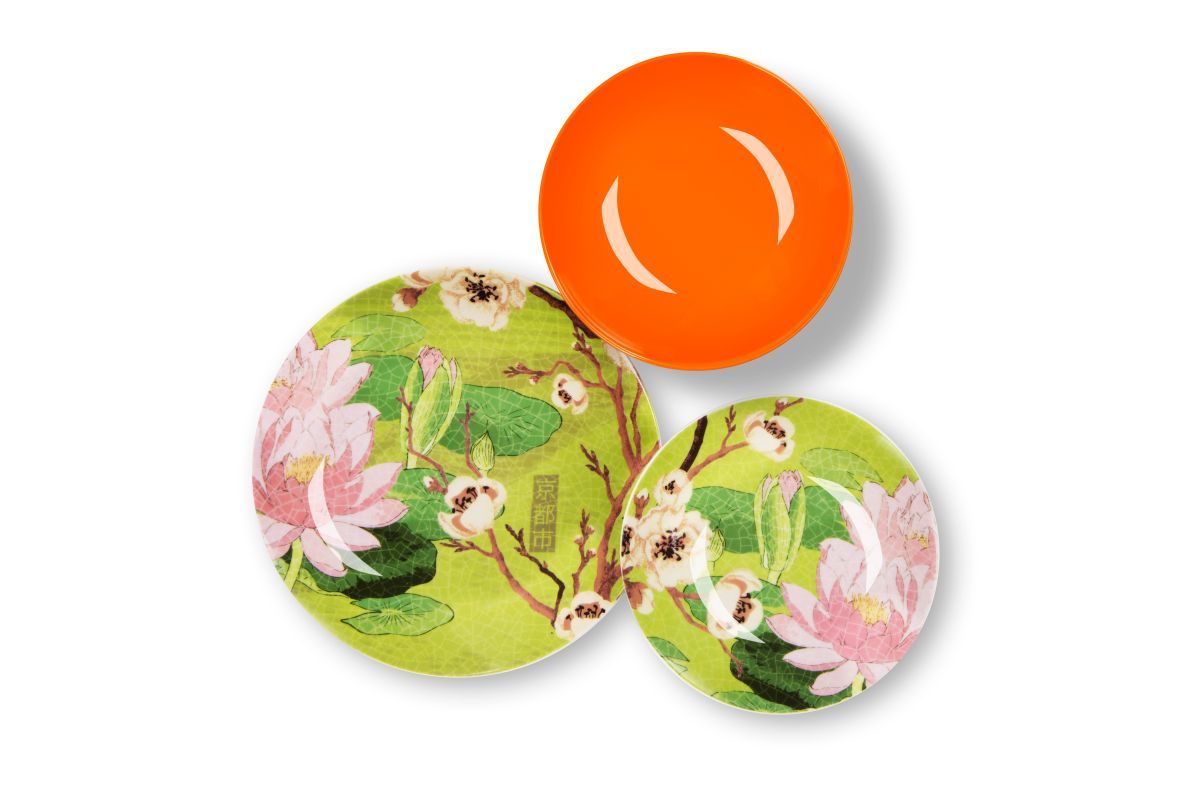 Servizio piatti FUJI, multicolore, porcellana/stoneware, 18 pezzi - immagine 4