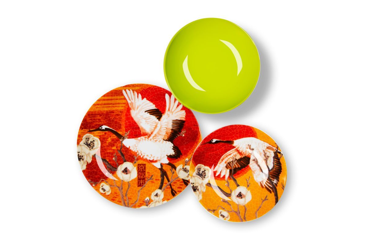 Servizio piatti FUJI, multicolore, porcellana/stoneware, 18 pezzi - immagine 7