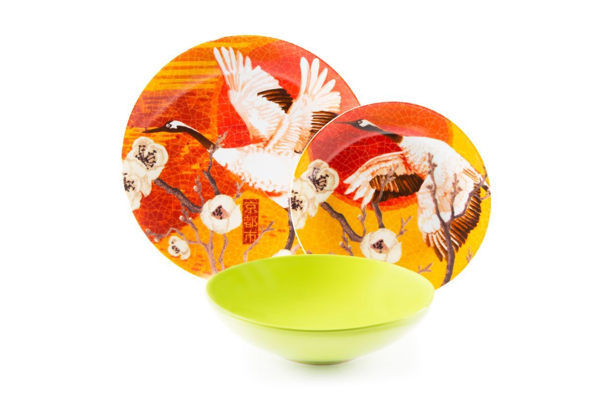 Servizio piatti FUJI, multicolore, porcellana/stoneware, 18 pezzi - immagine 13