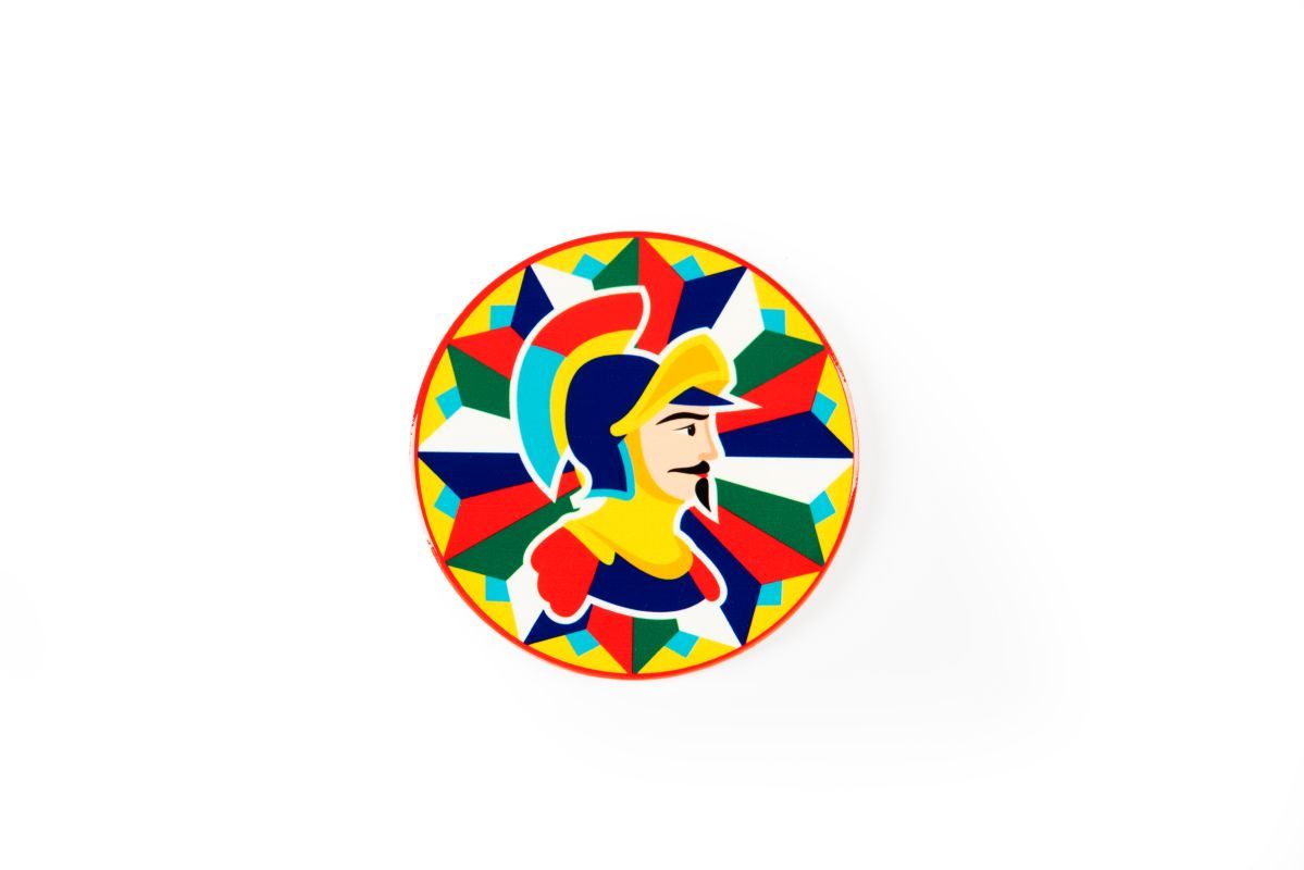 Sottobicchieri, 6 pezzi, ceramica, stile siciliano - immagine 5