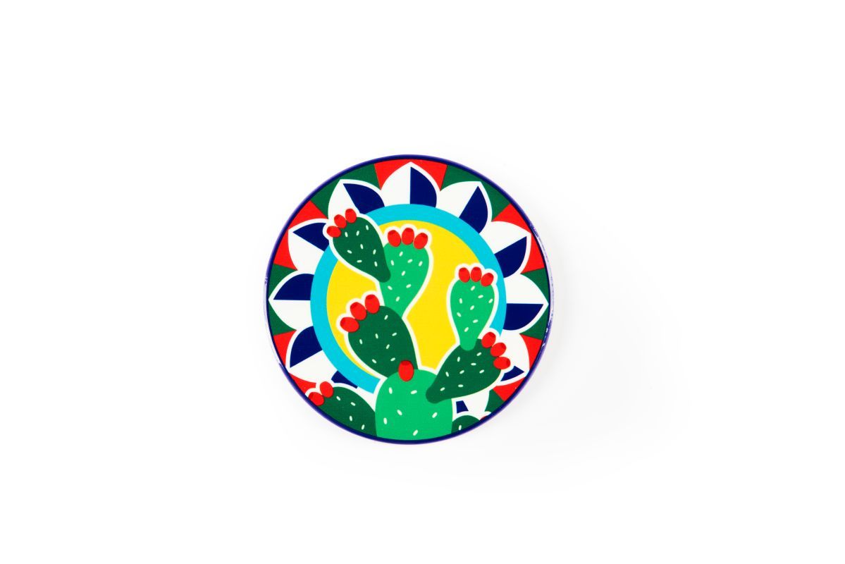 Sottobicchieri, 6 pezzi, ceramica, stile siciliano - immagine 7