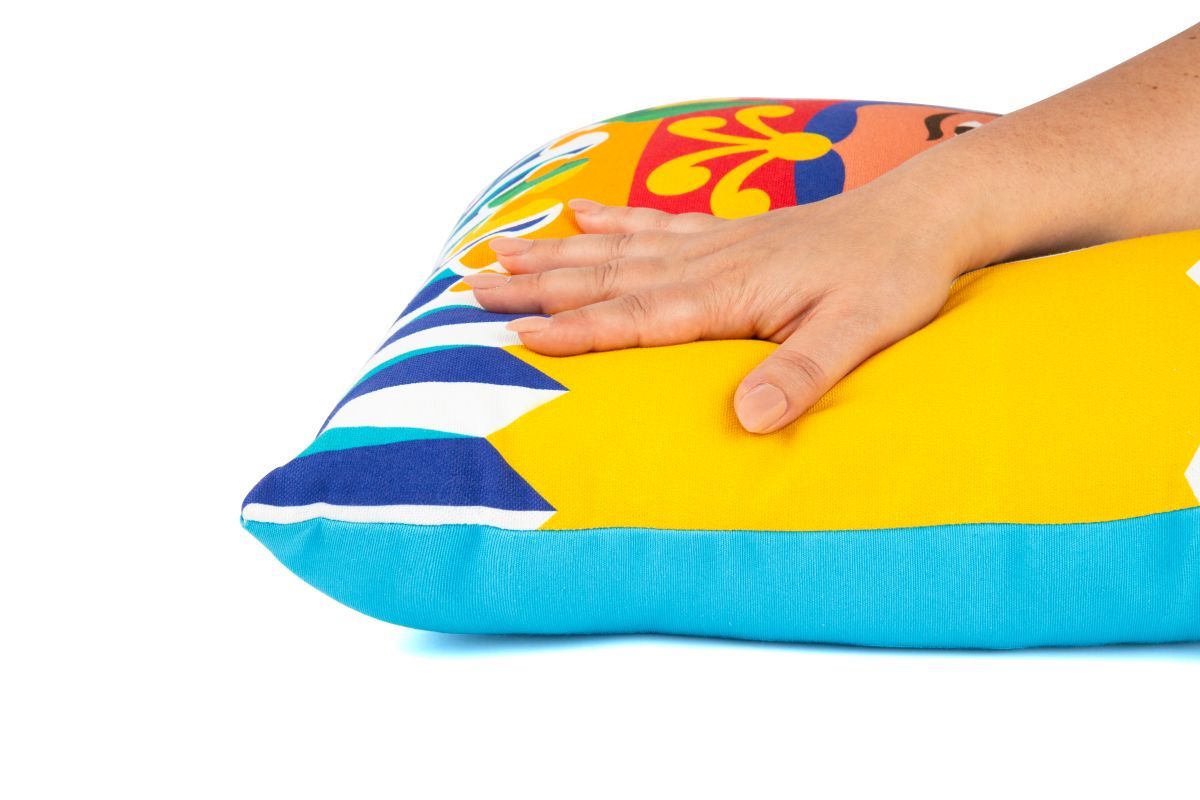 Cuscino decorativo SICILIAN RHAPSODY RE, stile siciliano, 45x45 cm - immagine 3