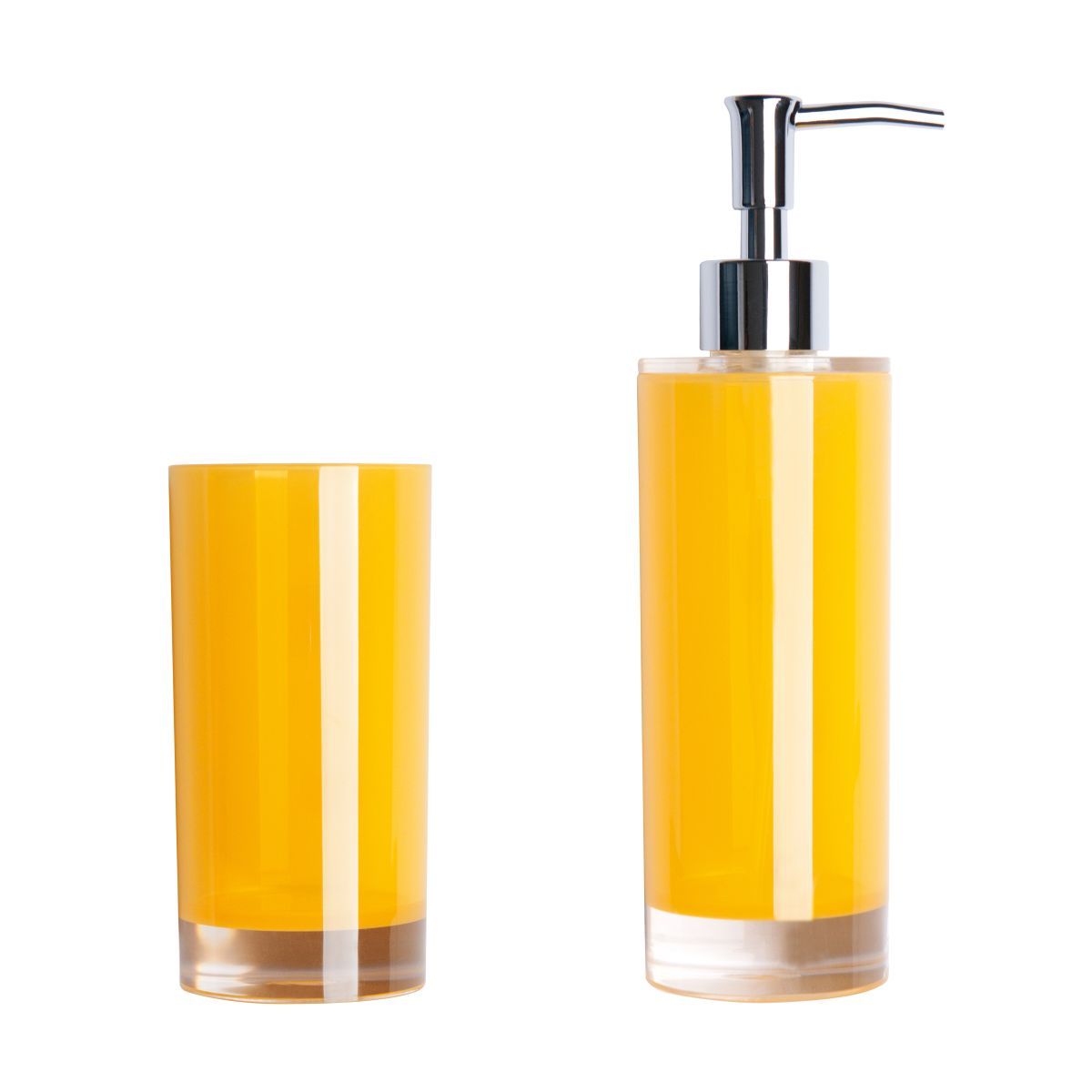 Bicchiere portaspazzolini SPA, giallo - immagine 2