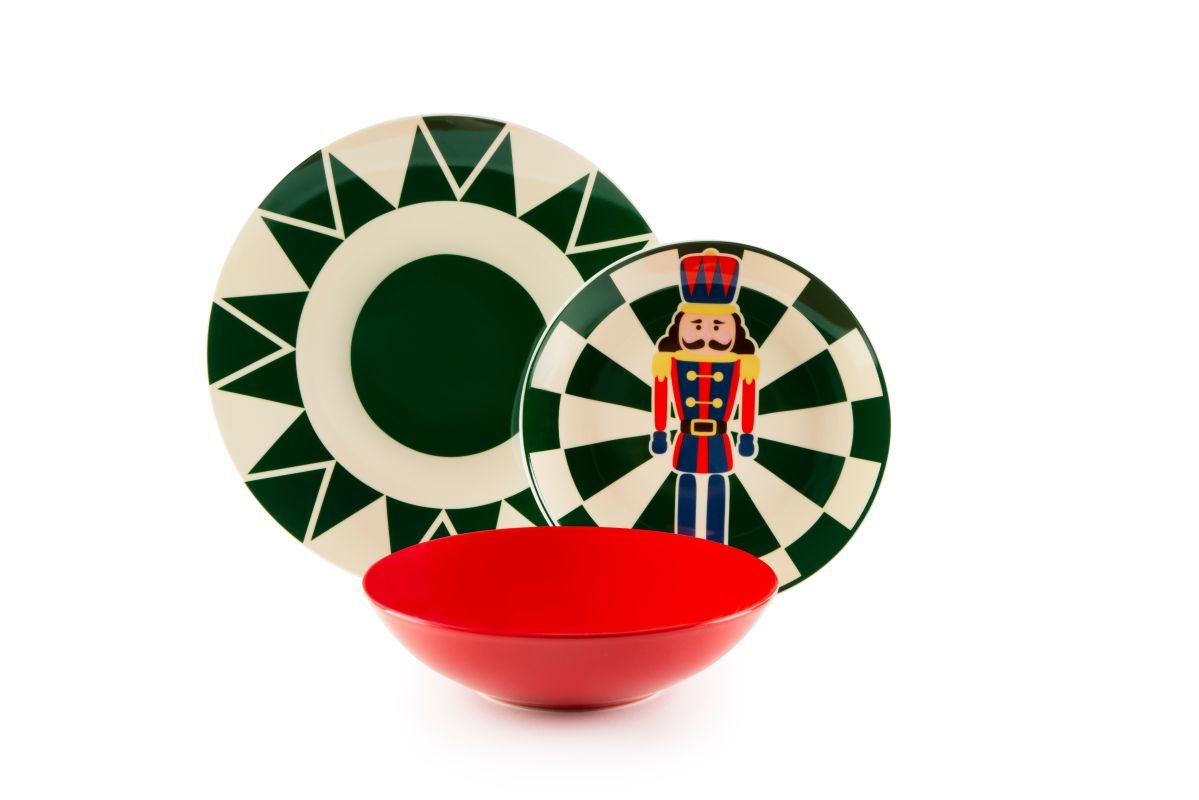 Servizio piatti VINTAGE CHRISTMAS ,18 pezzi, natalizio, in porcellana - immagine 9