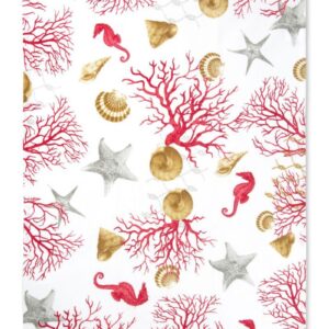 Canovaccio CORAL, 100% cotone, stile messicano, 50x70 cm