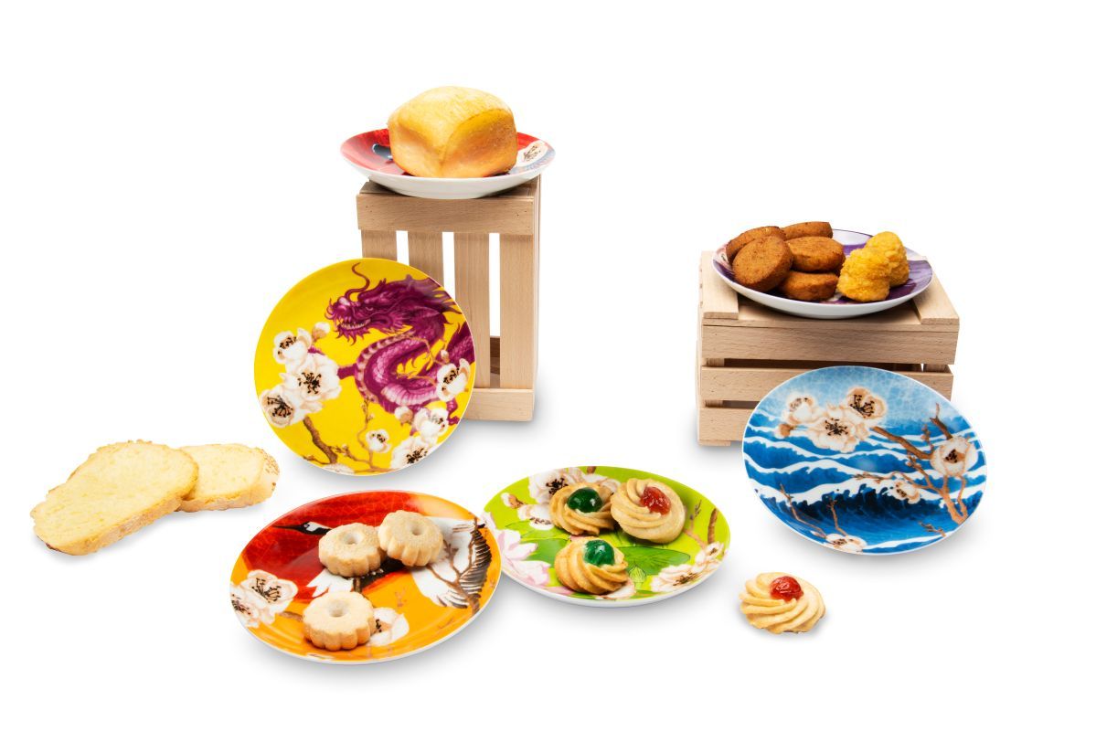 Piattini aperitivo FUJI, 6 pezzi, stile giapponese - immagine 8