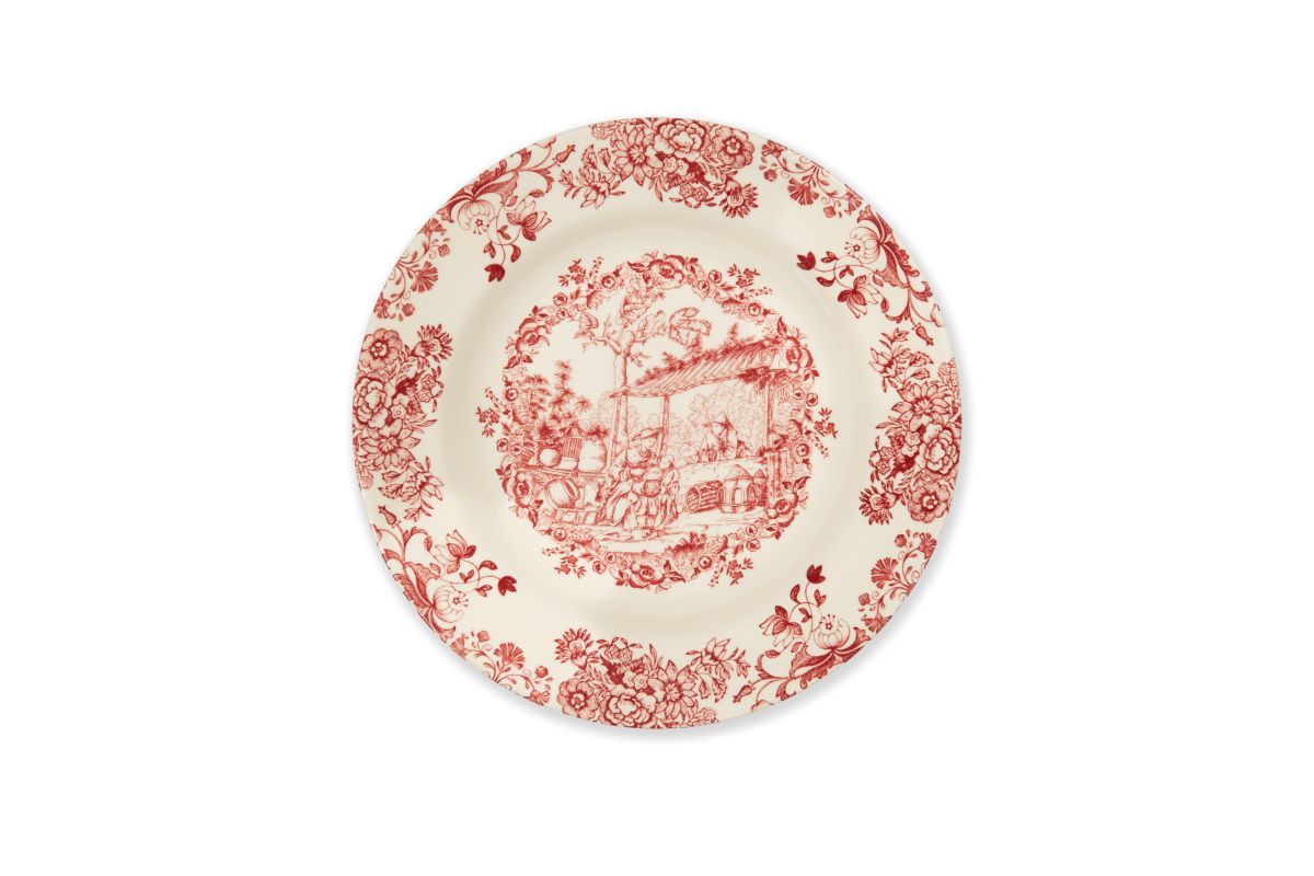 Servizio piatti LES VOYAGES, rosso, 3 pezzi - immagine 5
