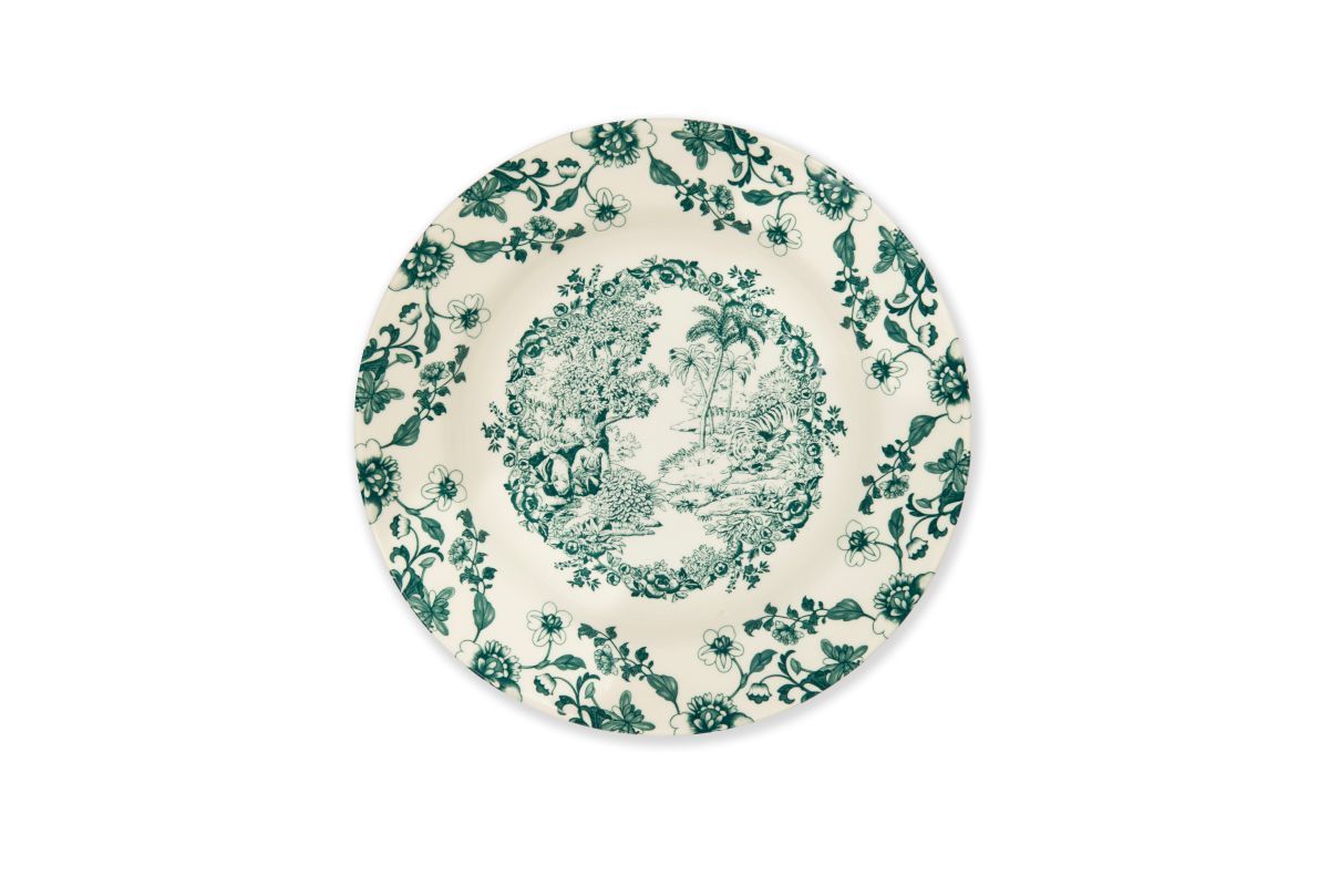 Servizio piatti LES VOYAGES, verde, 3 pezzi - immagine 5