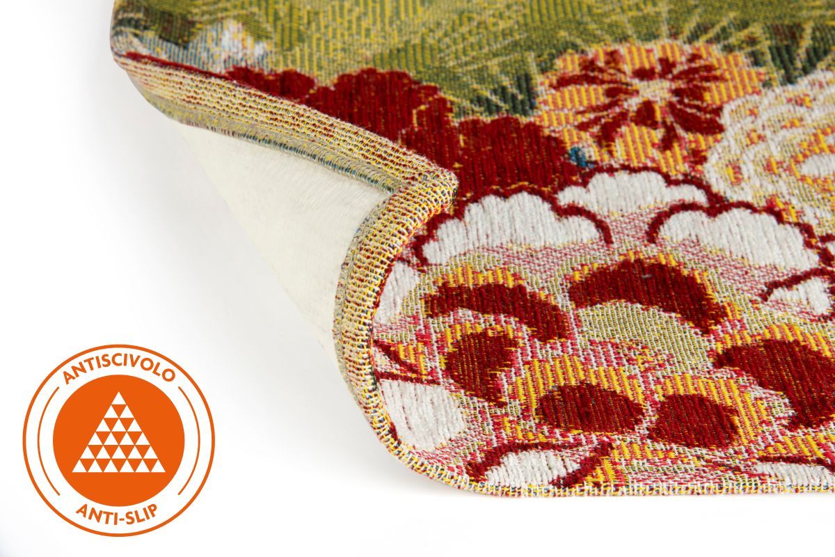 Tappeto KIMONO, stile orientale, multicolore, 165x110 cm - immagine 3
