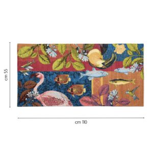 Passatoia RHAPSODY, animali e fauna, 55x110 cm