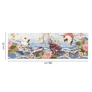 Passatoia FUJI, stile giapponese, 55x180 cm